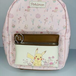 Pokémon Pikachu Floral Mini Backpack 2025 Bioworld
